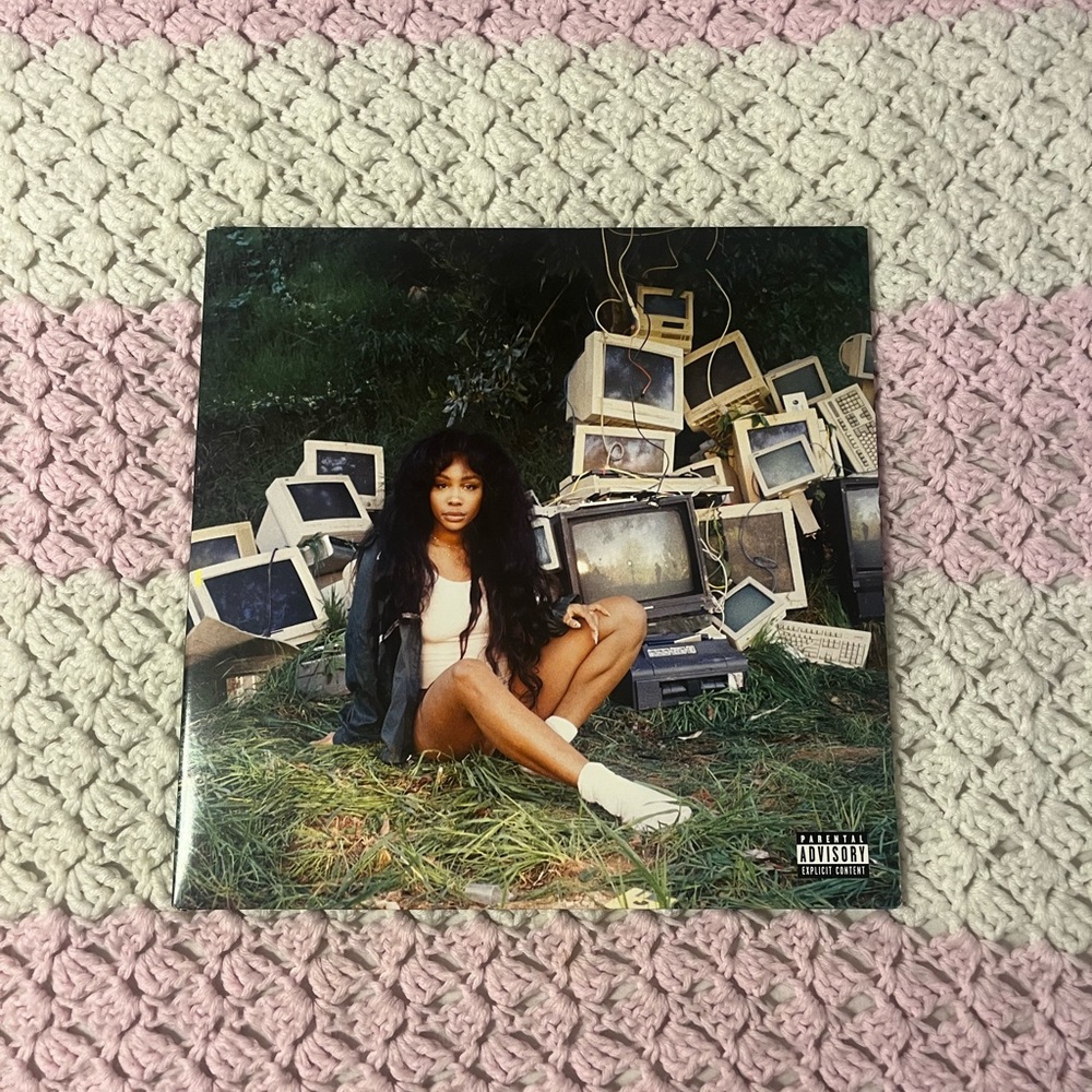 SZA ctrl urban outfitters exclusive vinyl marble teal